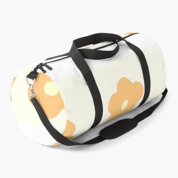 Item preview, patrón de flores naranja en fondo beige designed and sold by ArtKar.