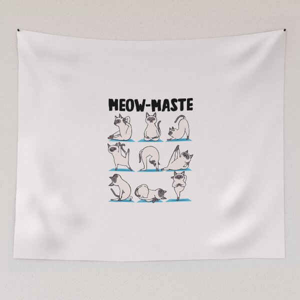Item preview, Cats Yoga Poses - Meowmaste Meditation Masters designed and sold by Hudoges.