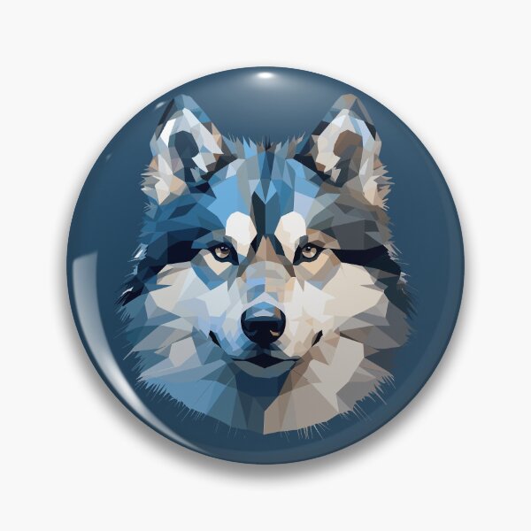 Item preview, Geometric Dog: Alaskan Malamute designed and sold by blackdogbuckeye.