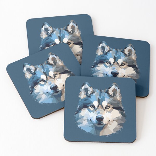 Item preview, Geometric Dog: Alaskan Malamute designed and sold by blackdogbuckeye.