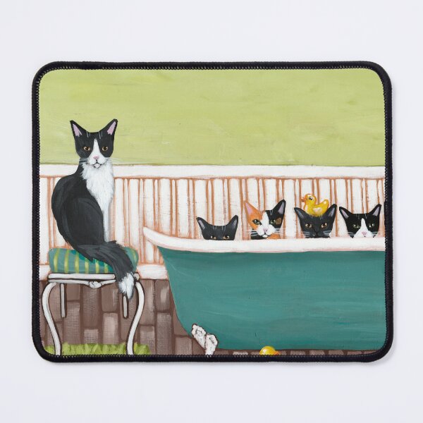 Item preview, The Kittens Bath Time designed and sold by KilkennyCat Art.