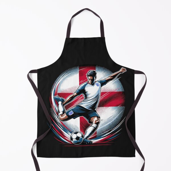 Item preview, Dynamic England Soccer Star in Action - Vector Design designed and sold by SerhiiArt.