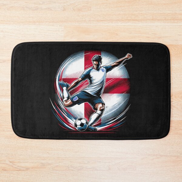 Item preview, Dynamic England Soccer Star in Action - Vector Design designed and sold by SerhiiArt.