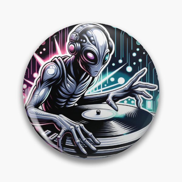 Item preview, Alien DJ Cosmic Beats designed and sold by Ingridpd.