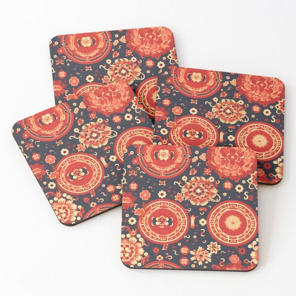 Item preview, A Chinese New Year greeting card with festive designs designed and sold by sample325.