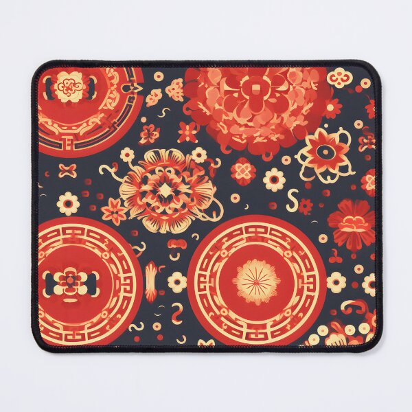 Item preview, A Chinese New Year greeting card with festive designs designed and sold by sample325.