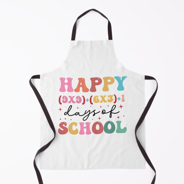 Item preview, Happy 100 Days Of School Equation - Retro Groovy designed and sold by Smix Pixels.
