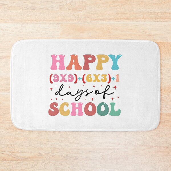 Item preview, Happy 100 Days Of School Equation - Retro Groovy   designed and sold by Smix Pixels.