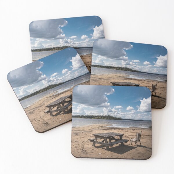 Item preview, A peaceful view of a lake in Quebec designed and sold by KarantineHealth.