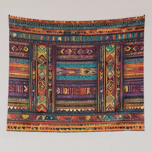 Item preview, Painted abstract tribal pattern. 3 designed and sold by SweetRossel.