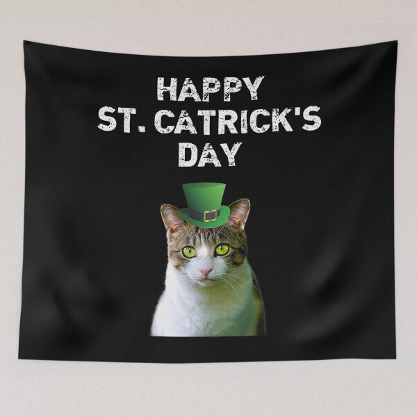 Item preview, Happy St. Catrick's Day Funny Cat Saint Patrick's  (3) designed and sold by BalladOfZeus.