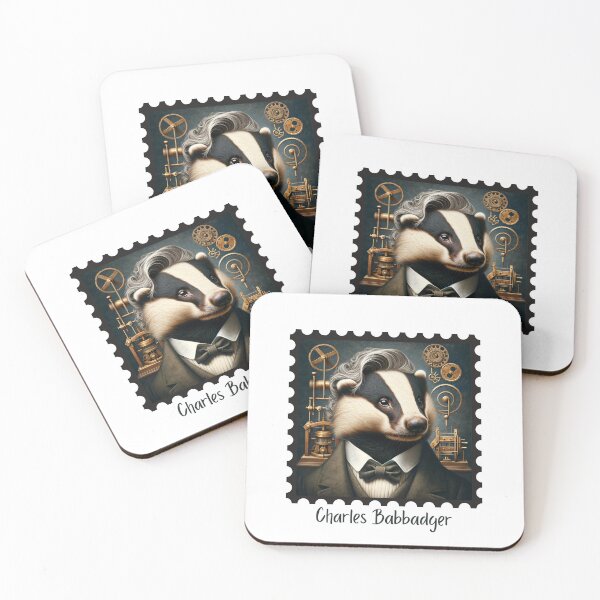 Item preview, Charles Babbadger designed and sold by Labcoat Legends.