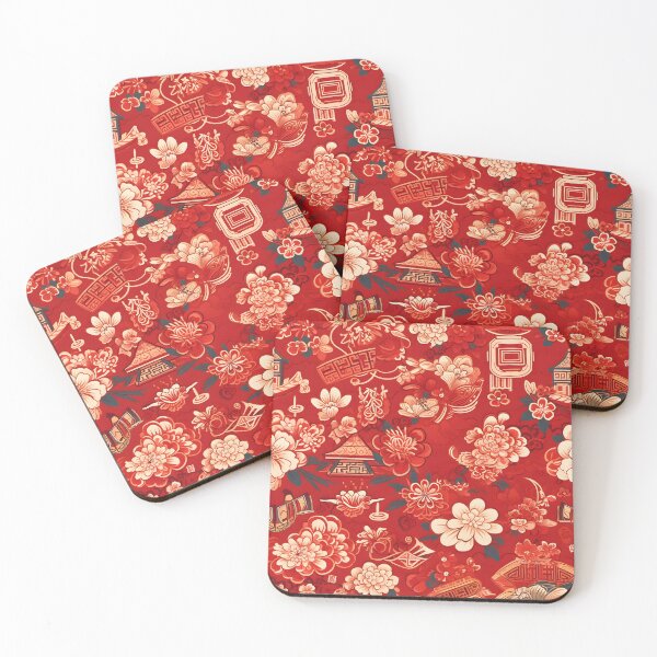 Item preview, A Chinese New Year greeting card with festive designs designed and sold by sample325.