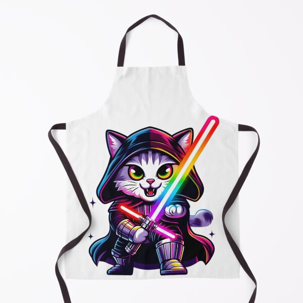 Item preview, Lightsaber Rainbow Cat designed and sold by teedory.