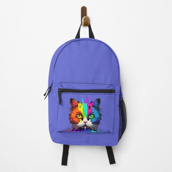 Item preview, A cat drawn in colorful colors designed and sold by Firas Aljazzar.