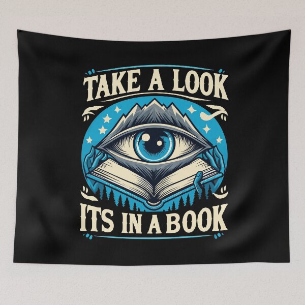 Item preview, Take A Look Its In A Book designed and sold by Madanart.