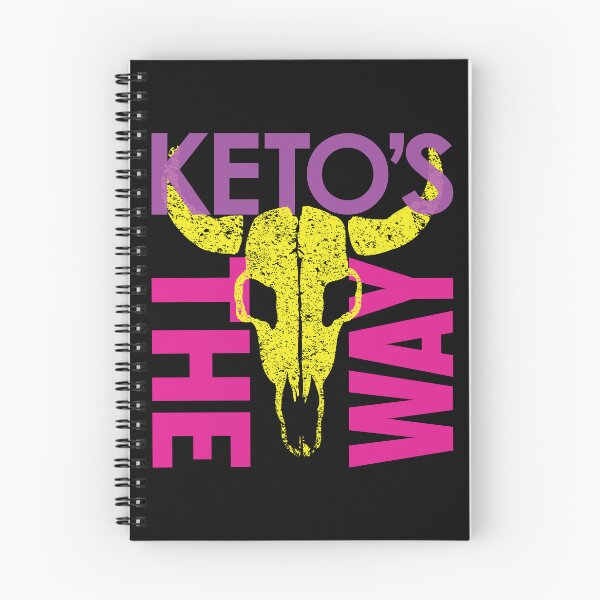 Item preview, Galactic Keto Vibes: Unleash the Force with "Ketos's THE WAY" Beef Cow Skull 80s colors version designed and sold by pelagio.