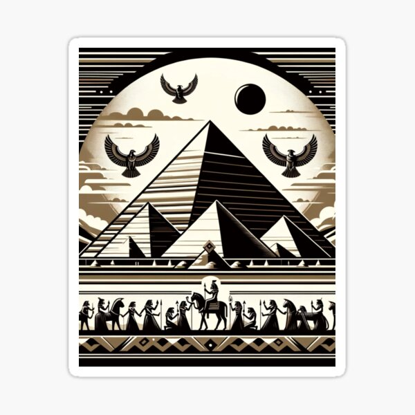 Artikel-Vorschau von Zeitlose Horizonte: Eine Ode an das alte Ägypten, designt und verkauft von heartyARTworks.