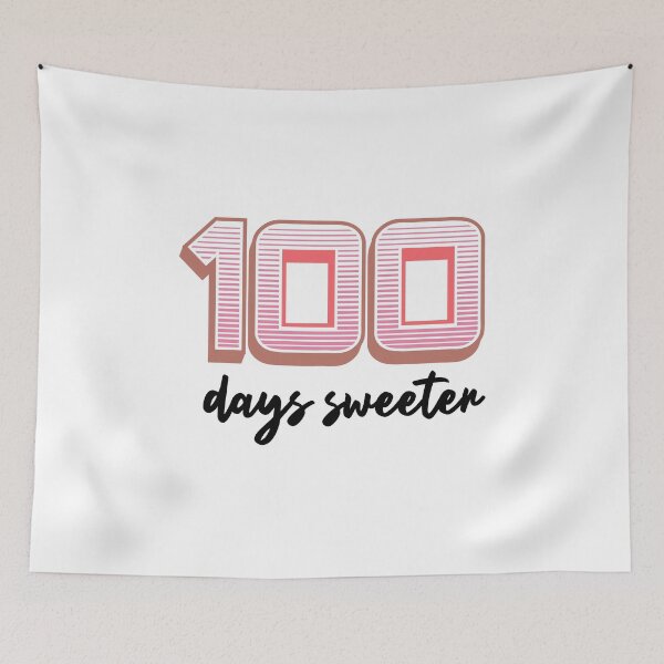Item preview, 100 Days Sweeter Retro - 100 Days Of School   designed and sold by Smix Pixels.