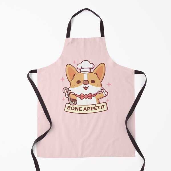 Item preview, Cute Corgi Chef Bone Appétit Funny Pun designed and sold by rustydoodle.