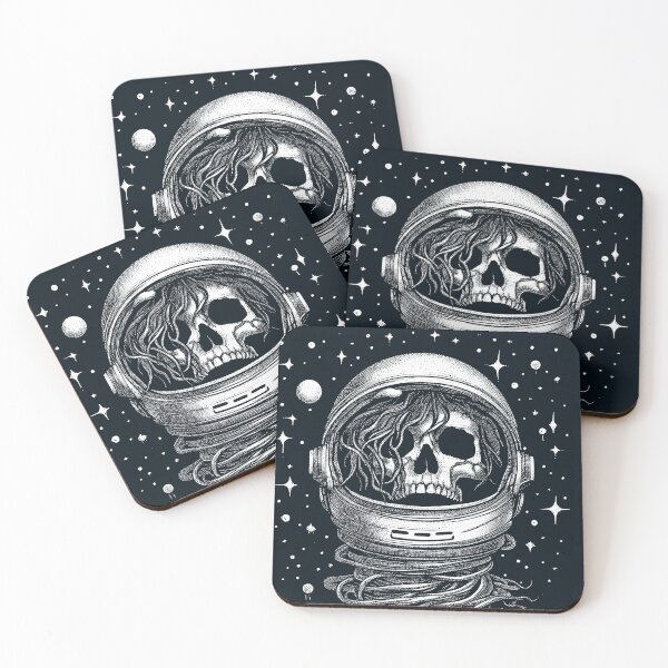 Item preview, Astronaut Skull designed and sold by harshu77.