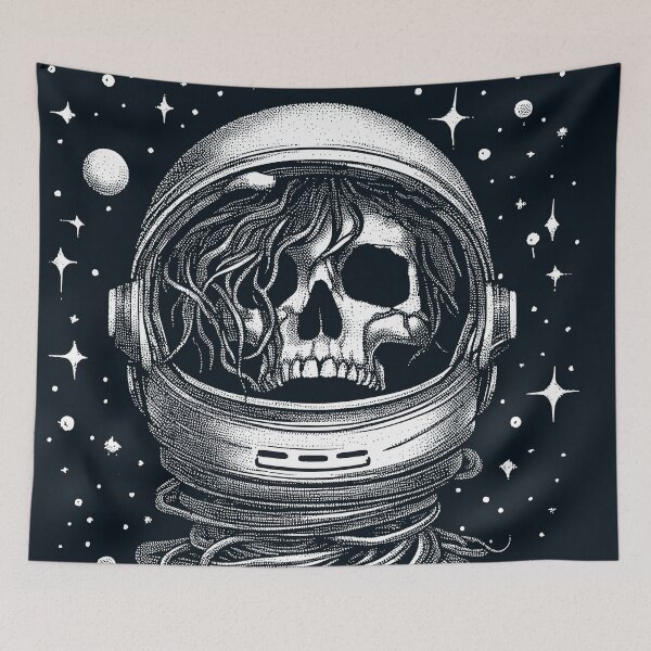 Item preview, Astronaut Skull designed and sold by harshu77.