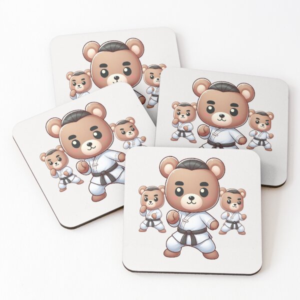 Item preview, Cute Karate Master Bear Kawaii designed and sold by TeddybearClub.