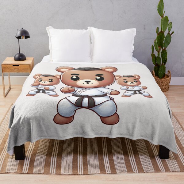 Item preview, Cute Karate Master Bear Kawaii designed and sold by TeddybearClub.