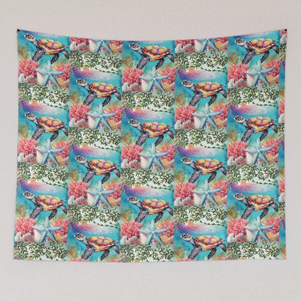 Item preview, Ocean-Inspired Marvel: Sea Turtle Watercolor Extravaganza designed and sold by DarlingsTees.