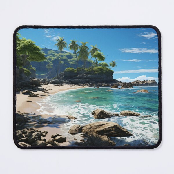 Item preview, Coastal Art Realistic Landscape Realism Painting Tropical Beaches C111-01 designed and sold by MPCFICTION.
