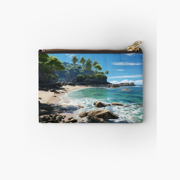 Item preview, Coastal Art Realistic Landscape Realism Painting Tropical Beaches C111-01 designed and sold by MPCFICTION.