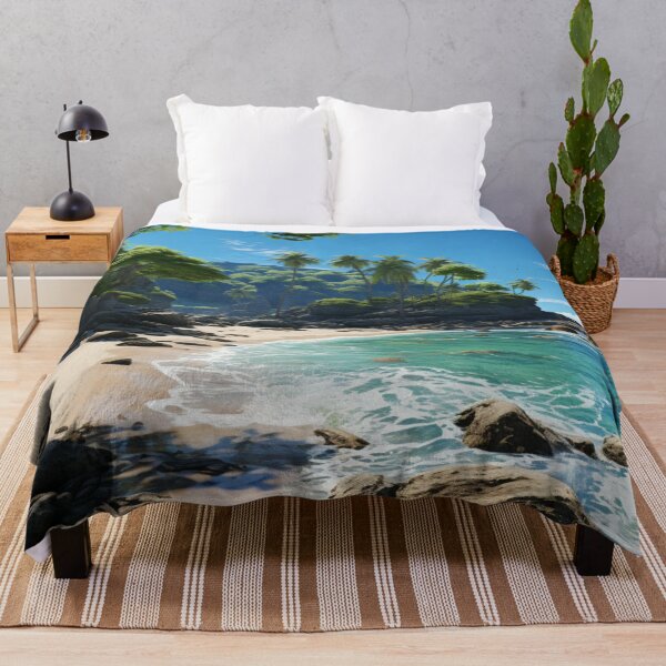 Item preview, Coastal Art Realistic Landscape Realism Painting Tropical Beaches C111-01 designed and sold by MPCFICTION.