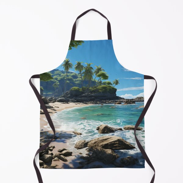 Item preview, Coastal Art Realistic Landscape Realism Painting Tropical Beaches C111-01 designed and sold by MPCFICTION.