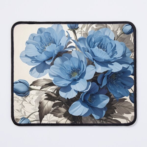 Item preview, A bouquet of blue flowers designed and sold by johndesign88.