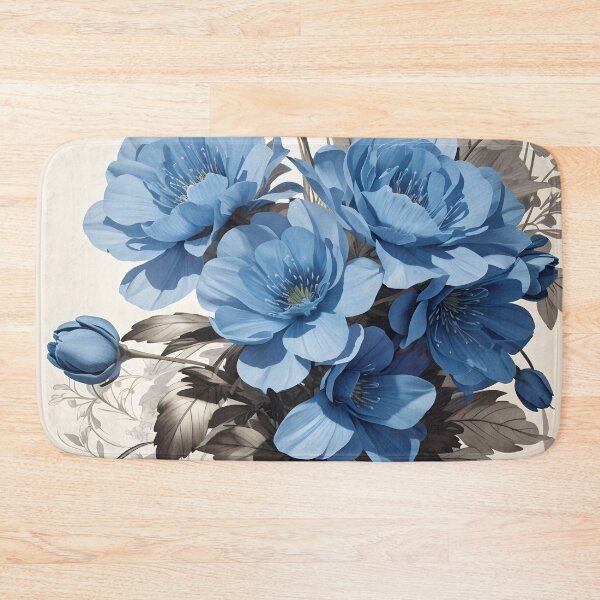 Item preview, A bouquet of blue flowers designed and sold by johndesign88.