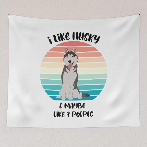 Item preview, Retro Charm of Husky Sunset designed and sold by Mechanical-Artt.
