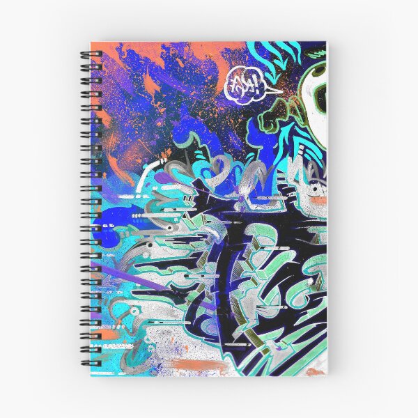 Item preview,   Cyber graffiti splash paint blue designed and sold by Paintbase.