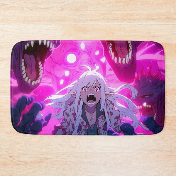 Item preview, Epic Fantasy Horror Monster Battle Anime Girl designed and sold by bubblegoth.