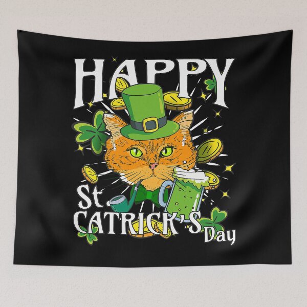 Item preview, Happy St. Catricks Day Funny St. Patricks Cat Lover designed and sold by BalladOfZeus.