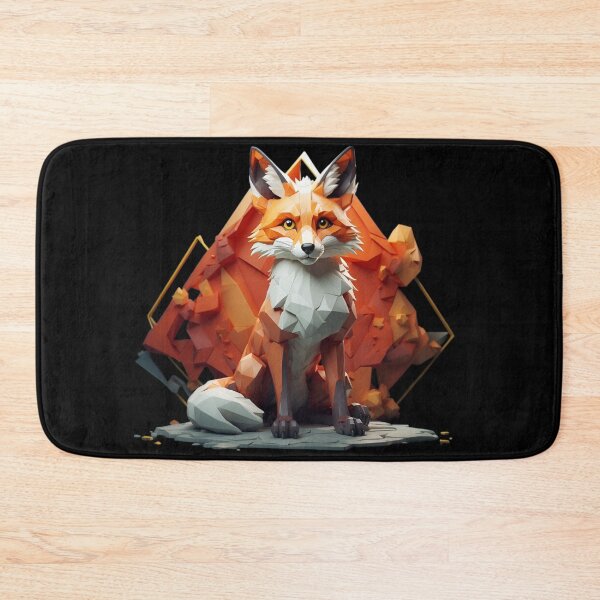 Item preview, Geometrical Orange Fox  designed and sold by PolygonPinnacle.