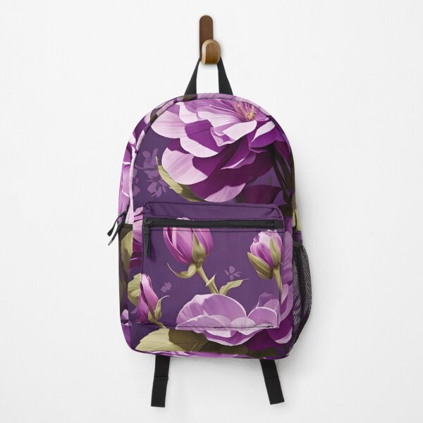 Item preview, A purple flowers on a purple background designed and sold by johndesign88.