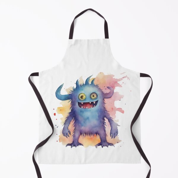 Item preview, Watercolor Friendly Monster 2 designed and sold by FlutterByH.