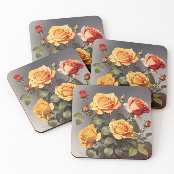 Item preview, A group of yellow roses designed and sold by johndesign88.
