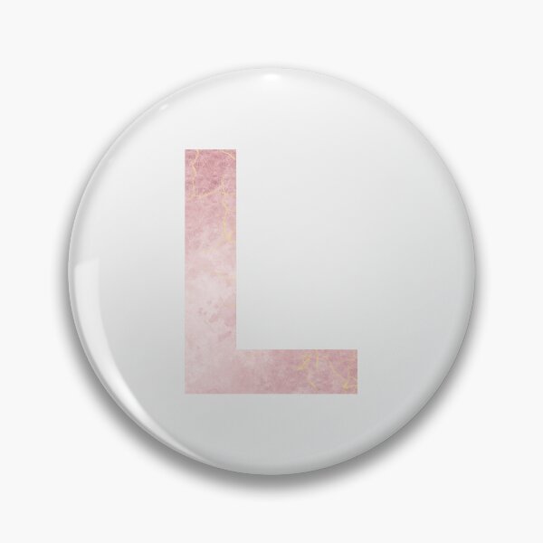 Item preview, Initial L with pink marble effect designed and sold by alessiazoe.