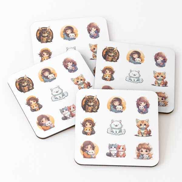 Item preview, beautiful kittens accompanying their owners designed and sold by huape.