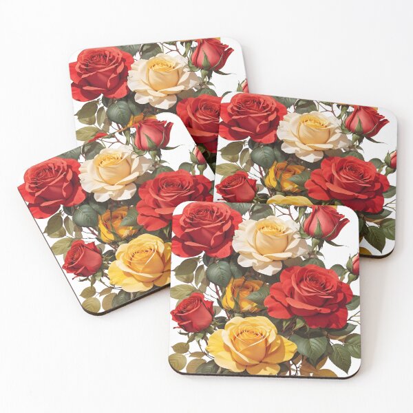 Item preview, A group of red and yellow roses designed and sold by johndesign88.