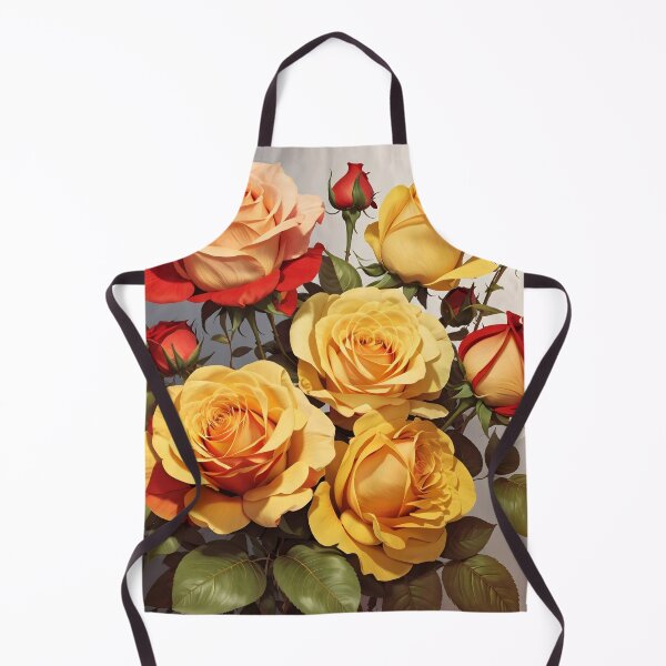 Item preview, A bouquet of yellow and red roses designed and sold by johndesign88.