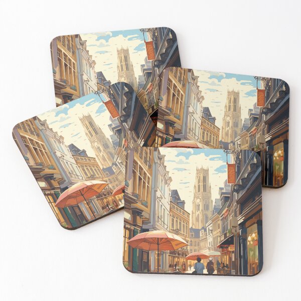 Item preview, Belgium Iconic Architectural Wonders #4 designed and sold by Anuchartl.