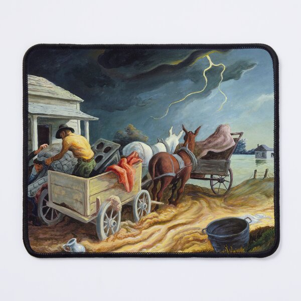 Item preview, original art Thomas Hart paintings Thomas Hart Benton artwork 1889 1975 Poster designed and sold by Amy-Hamilton.