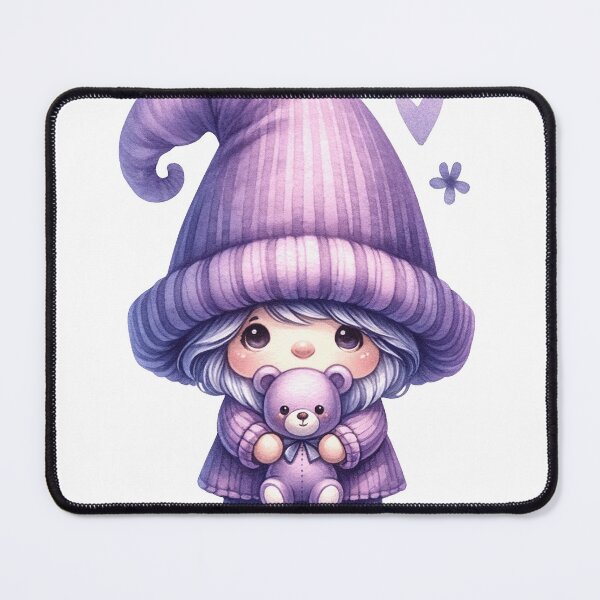 Item preview, Purple Valentine Gnome designed and sold by morirein.